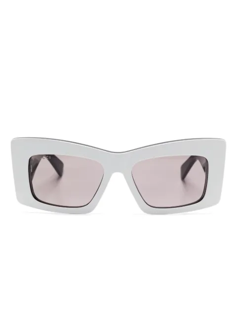 Gucci Eyewear butterfly-frame sunglasses White GG1842S006