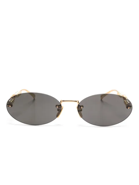 Gucci Eyewear oval-frame sunglasses Gold GG1922S