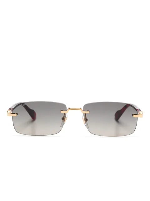 Gucci Eyewear rectangle-frame sunglasses Gold GG1221S006