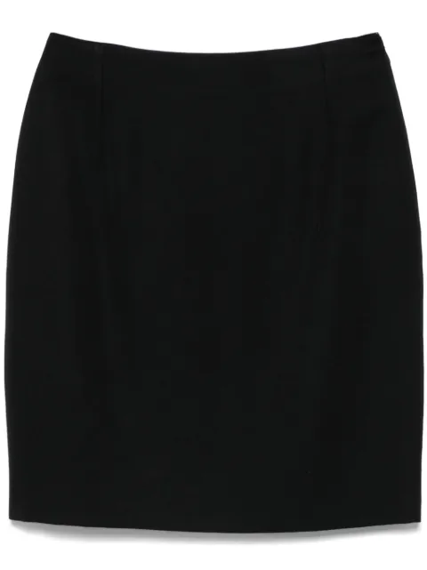 Versace Pre-Owned 2000s wool mini skirt Black VE250RF
