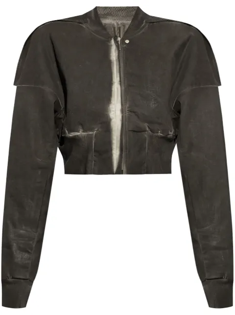 Rick Owens DRKSHDW bleach-wash jacket Grey DS01E3719SCF