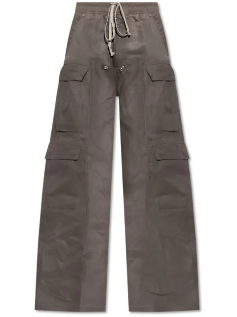 Rick Owens cotton trousers Grey RU01E5339TWL