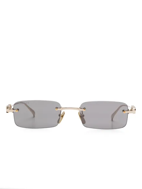 Gucci Eyewear rectangle-frame sunglasses Gold GG1808S003