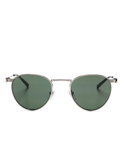 Gucci Eyewear oval-frame sunglasses Silver GG1875S002