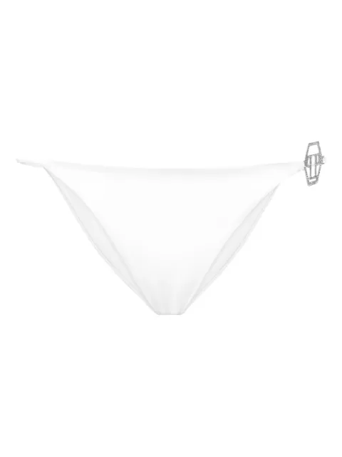 Philipp Plein swimwear bottom slip crystal White SAECWUY0230PTE003N