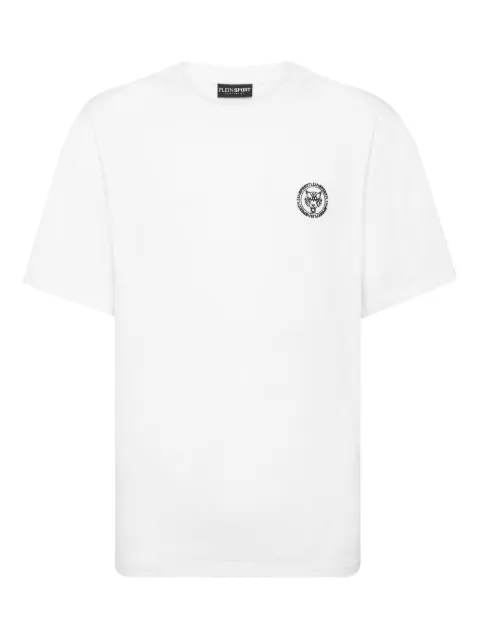 Plein Sport crew-neck logo T-shirt White PAECMTK8324STE001N