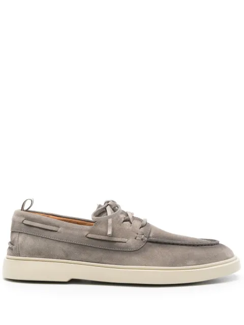 Officine Creative Bones 013 boat shoes Neutrals OCUBONE013LC146QUARBONES