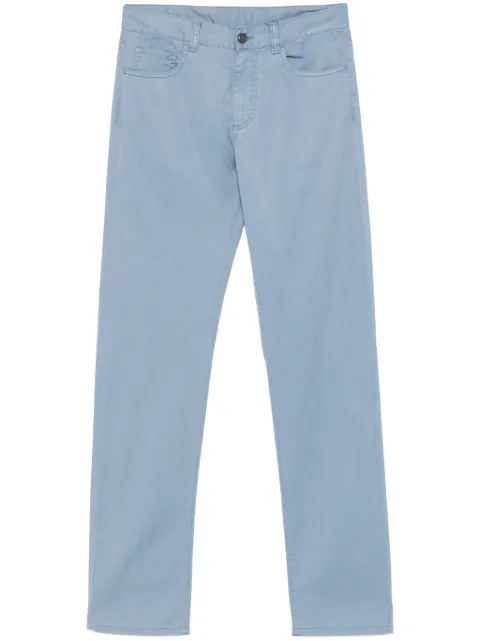 Canali twill trousers Blue PT01355