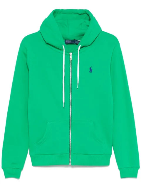 Polo Ralph Lauren logo-embroidered hoodie Green 211935584012