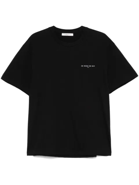 Ih Nom Uh Nit This is Authentic Mask T-shirt Black NUS25254