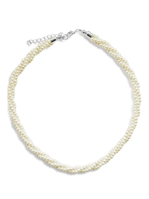 HZMER JEWELLERY pearl-embellished necklace White LETPCS506