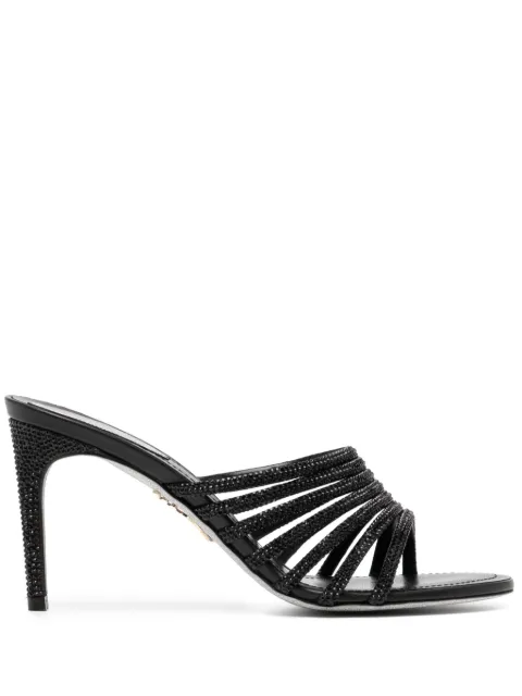 René Caovilla crystal-embellished sandals Black C12521080RN01V050