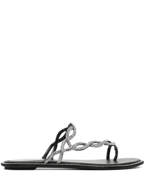 René Caovilla Braid sandals Black C12482010R001V065