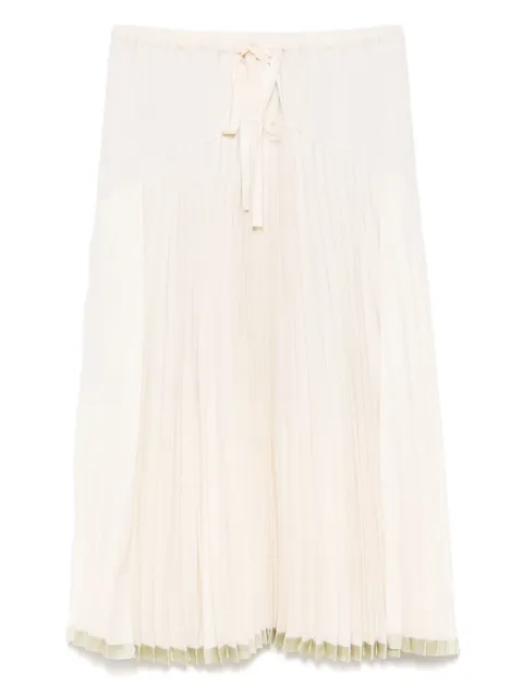 Vince pleated tiered skirt Neutrals V101331017