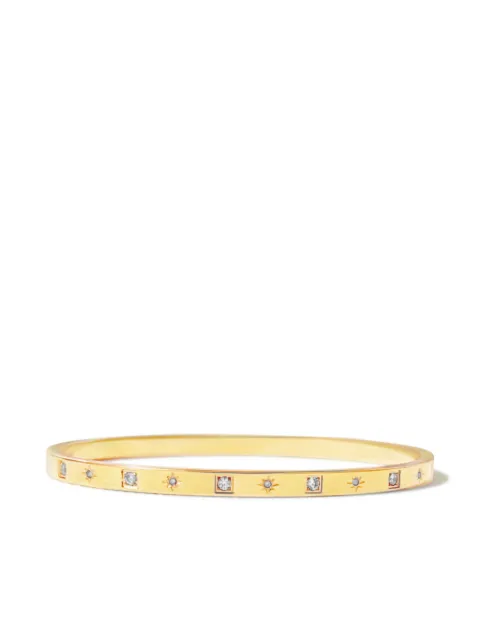 HZMER JEWELLERY rhinestone-embellished bangle Gold LEUCG509