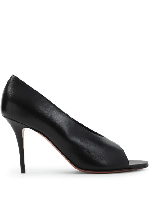 Amina Muaddi leather sandals Black 13S362498JUL