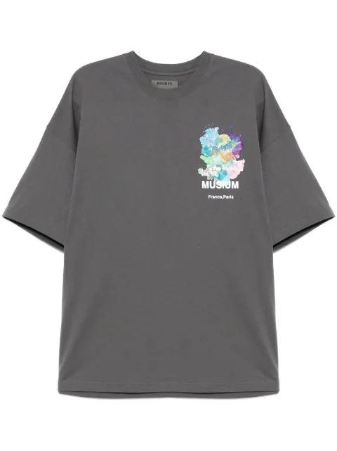 Musium Div. logo-print T-shirt Grey MMUTEM00765X