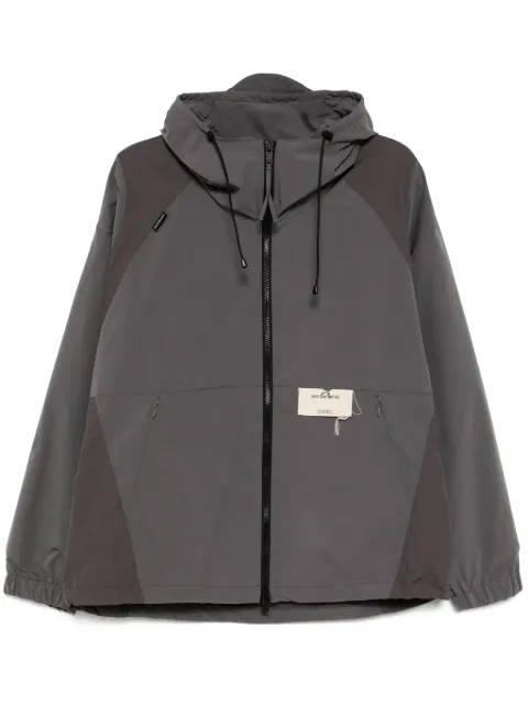 FIVE CM logo-patch sport jacket Grey 5CXLJM00102X
