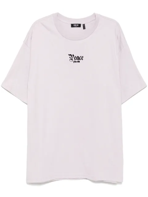 FIVE CM logo-print T-shirt Purple 5CXTEM00159X