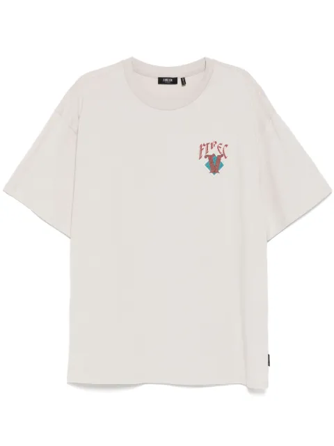FIVE CM graphic-print T-shirt Grey 5CXTEM00154X