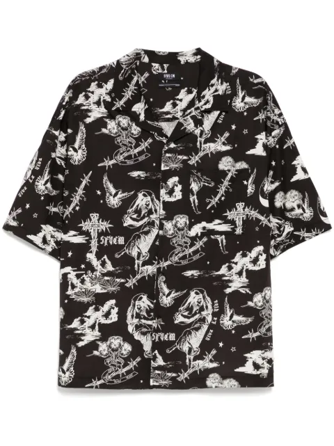 FIVE CM graphic-print shirt Black 5CXSRM00113X