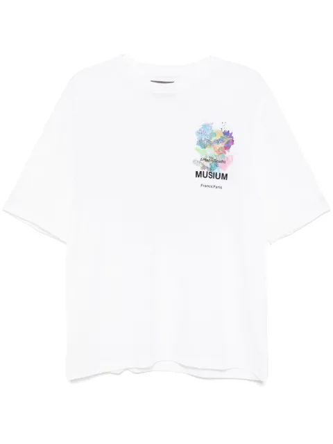 Musium Div. logo-print T-shirt White MMUTEM00765X