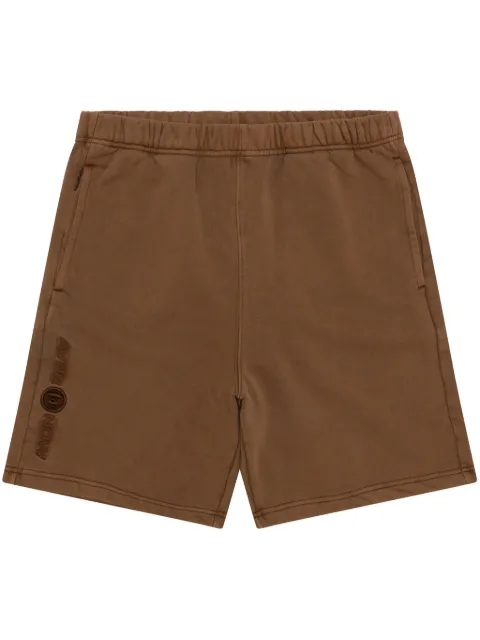 AAPE BY *A BATHING APE® logo-embroidered track shorts Brown ASPB678XXO