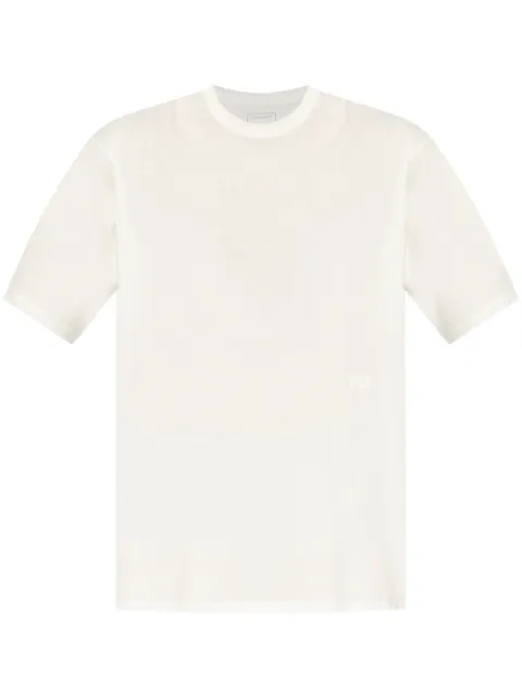 Y-3 logo-print T-shirt White JM7817