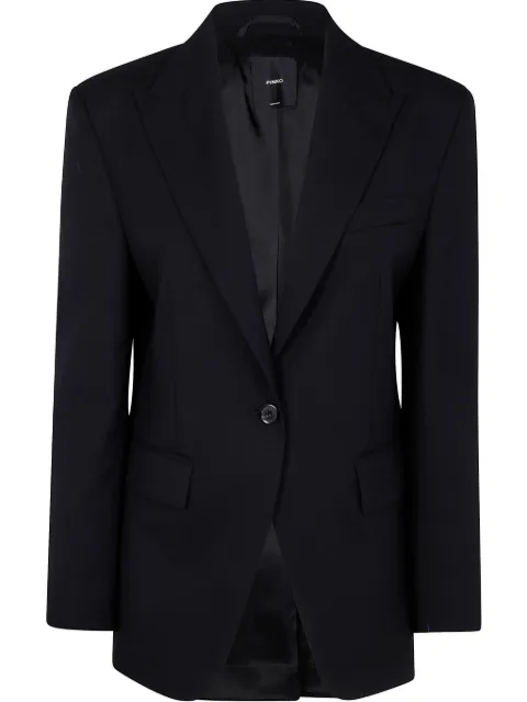 PINKO single-breasted blazer Black 104716A2BQ