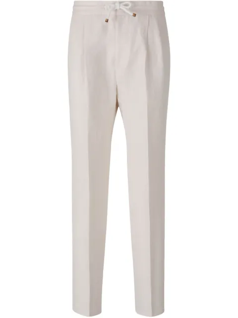 Brunello Cucinelli drawstring-waist trousers White MH255E1710C2441