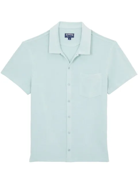 Vilebrequin Terry Bowling shirt Blue HARC3Q02