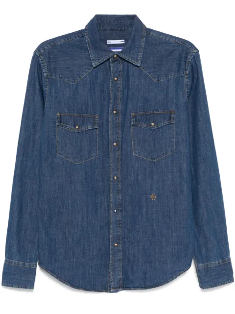Jacob Cohën flap-pocket western shirt Blue C0002017T9734S1