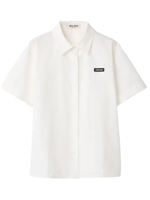 Miu Miu poplin shirt White MK1933SOOO163M