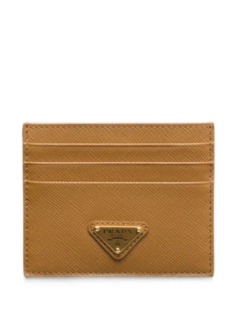 Prada leather cardholder Orange 1MC025QHH