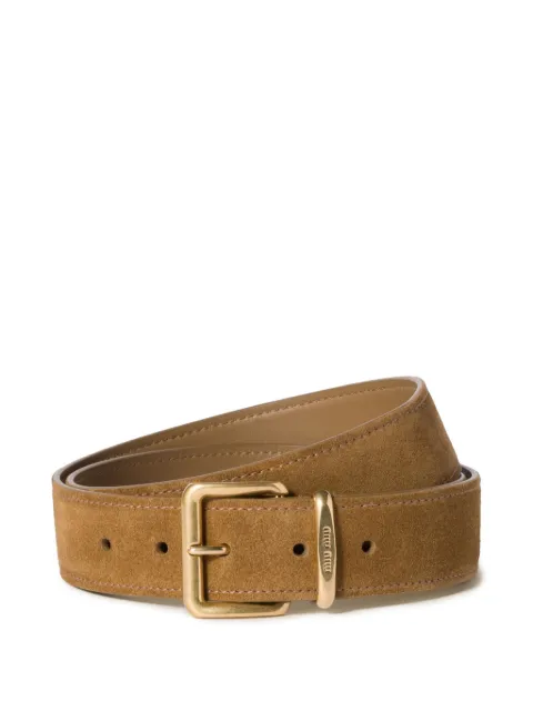 Miu Miu suede belt Green 5CC5362CSS