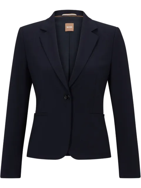 BOSS single-breasted blazer Blue 50490020