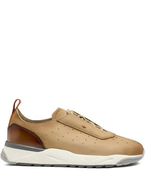 Santoni leather sneakers Neutrals MBIM22032BGRTOPQ