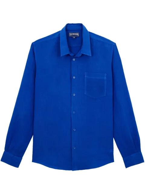 Vilebrequin linen shirt Blue CRSU3U00