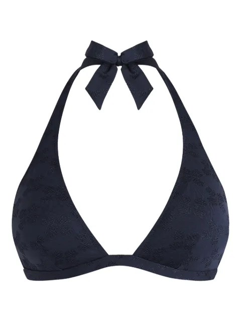 Vilebrequin halterneck bikini top Blue FLCCG437