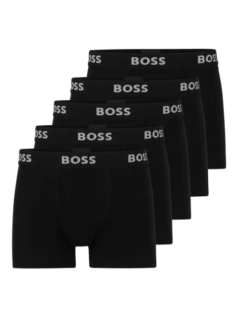 BOSS logo-print boxers (pack of five) Black 50475391