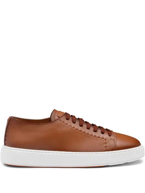 Santoni leather sneakers Brown MBCD22065BARTAFB
