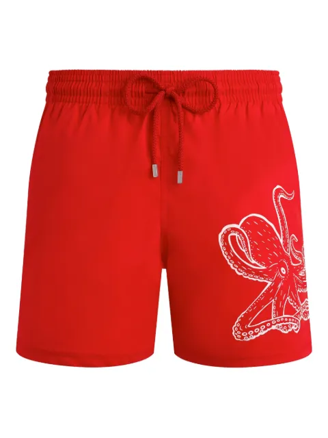 Vilebrequin drawstring swim shorts Red MSOCE804