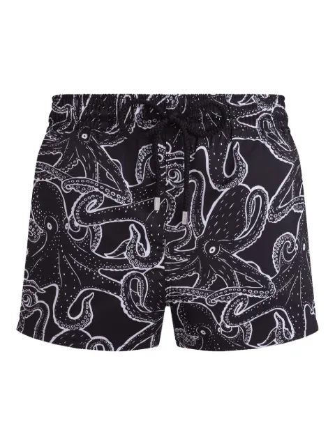 Vilebrequin Poulpes swim shorts Black MTACF504
