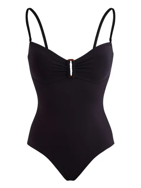 Vilebrequin Bandeau swimsuit Black LCTCG103