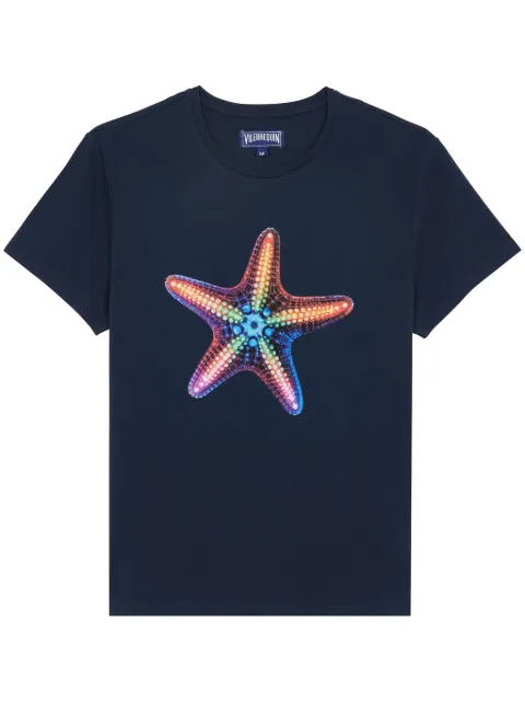 Vilebrequin Disco Stars T-shirt Blue THOCP307