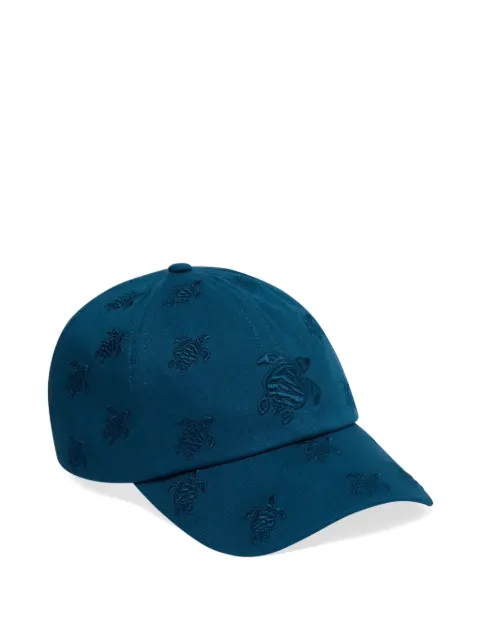 Vilebrequin turtles-embroidered cap Blue CTLC4493