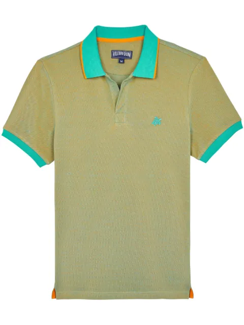 Vilebrequin organic cotton polo shirt Green PLTAN300