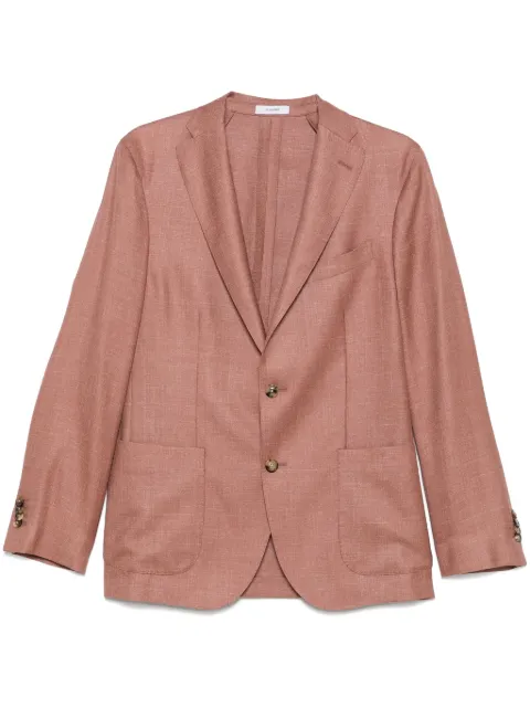 Boglioli interwoven blazer Orange N1302ESB5005