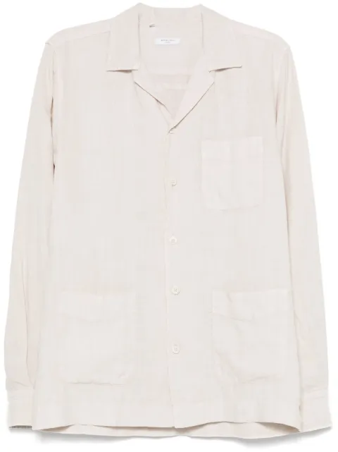 Boglioli linen shirt jacket Neutrals 60200QSB5752