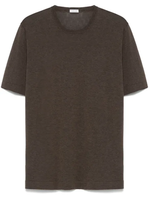 Caruso short-sleeves cotton T-shirt Brown MK66Y7002570520